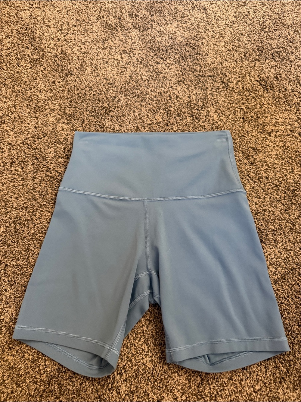 lululemon athletica High-Rise Bike Shorts in Dusty Blue